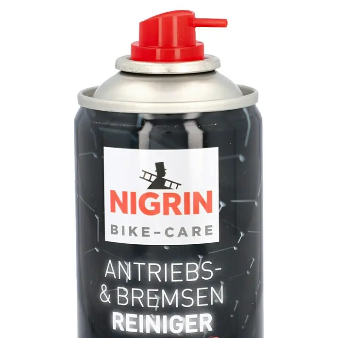 Nigrin Bike Line Bremsen- & Teilereiniger - 300 ml - Nigrin Bike-Care Antriebs- & Bremsen-Reiniger: Sorgt für saubere und leistungsfähige Fahrradkomponenten. Reinigt effektiv und schützt vor Verschleiß.
