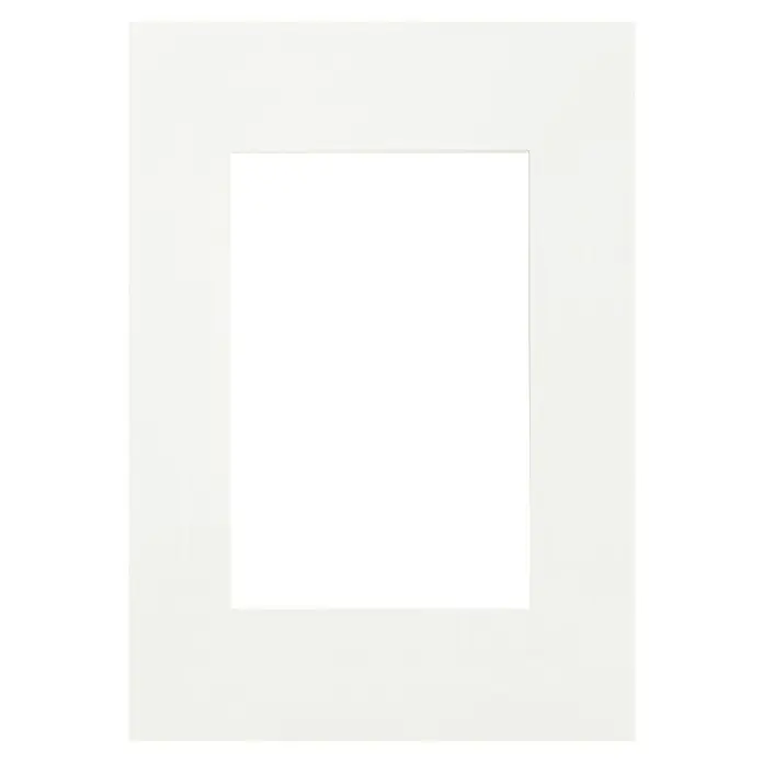 Nielsen Passepartout MSK Natur - Weiß, 50 x 70 cm, Bildformat: 30 x 45 cm - Ein elegantes, schwarzes Kunstwerk, gerahmt von einer klaren, weißen Passepartout, akzentuiert durch einen schwarzen Rahmen für einen stilvollen Look.