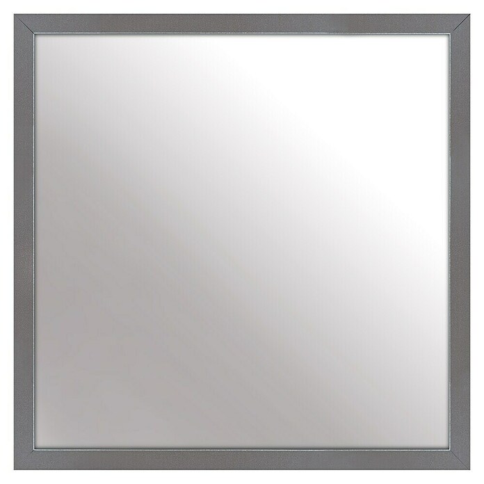 Rahmenspiegel Kerio (43 x 43 cm, Anthrazit, MDF) | BAUHAUS