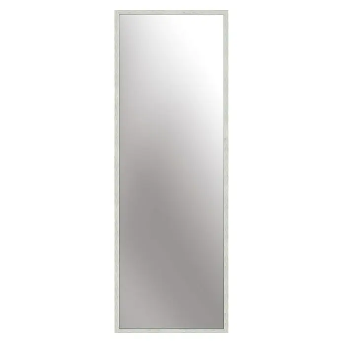 Rahmenspiegel Star50 x 150 cm, Struktur Silber - Eleganter Spiegel mit einem Rahmen in Holzoptik, der jedem Raum eine stilvolle Note verleiht und das natürliche Licht optimal reflektiert.