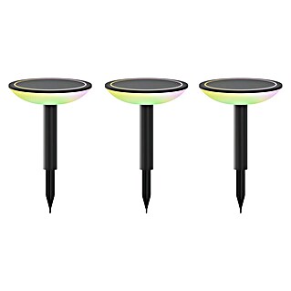 Calex Led-padverlichting voor buiten - Set van 3 (Hoogte: 23,4 cm, Lichtkleur: RGB)