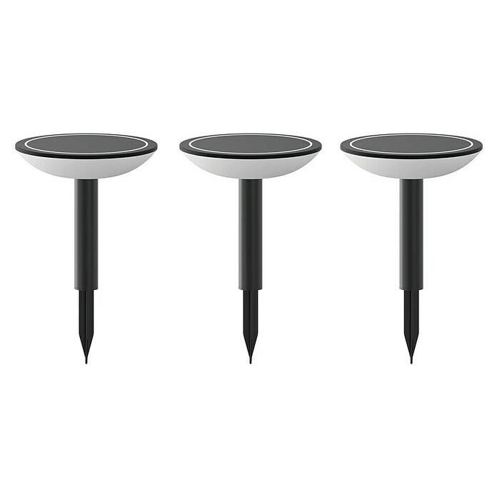 Calex Led-padverlichting voor buiten - Set van 3 (Hoogte: 23,4 cm, Lichtkleur: RGB) | BAUHAUS
