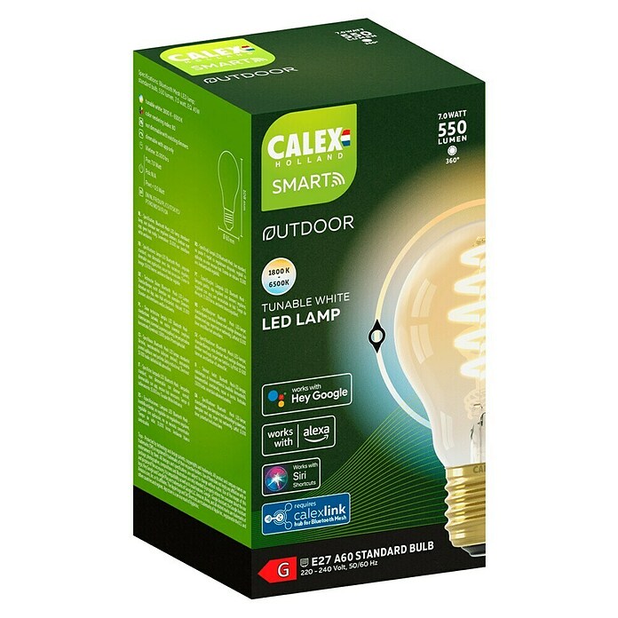 Calex Ledlichtbron - Smart BT Mesh LED (7 W, 550 lm) | BAUHAUS