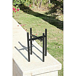 Blumentopfhalter (Schwarz, Breite: 22 mm)