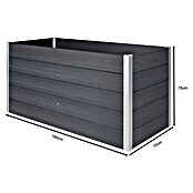 Visoka gredica  (160 x 75 x 70 cm, Kompozitni materijal) | BAUHAUS