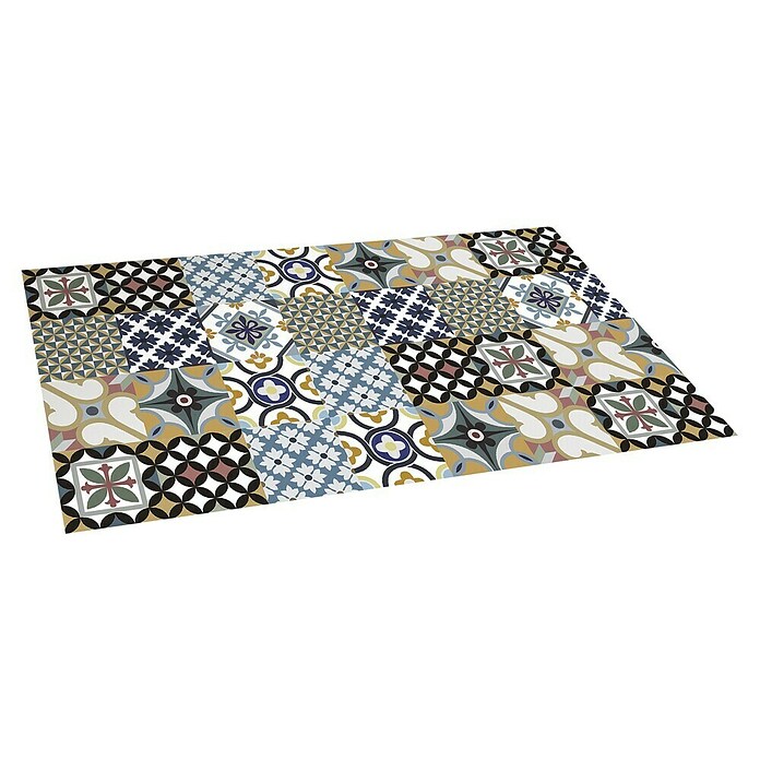 Alfombra de vinilo Croma hidraúlico (Multicolor, 150 x 80 cm)