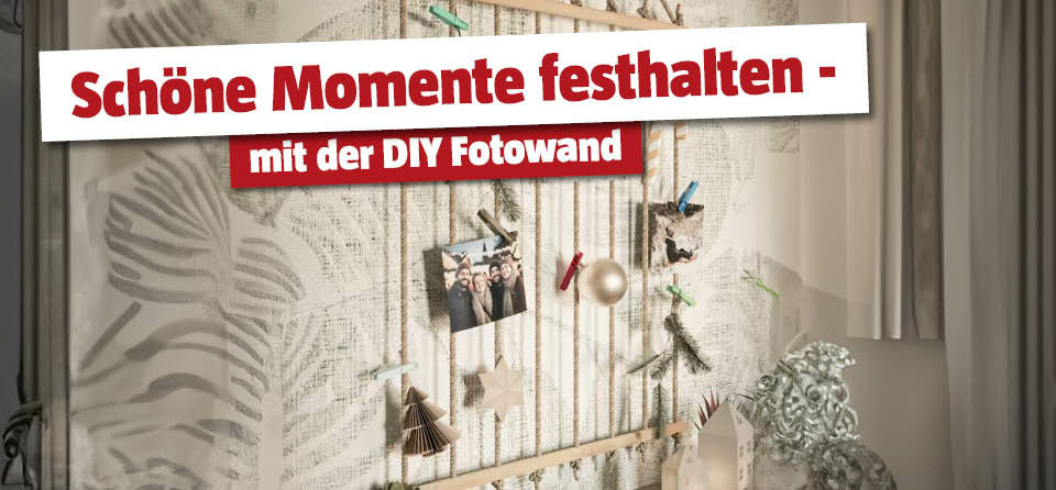 DIY Fotowand
