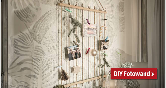 DIY Fotowand