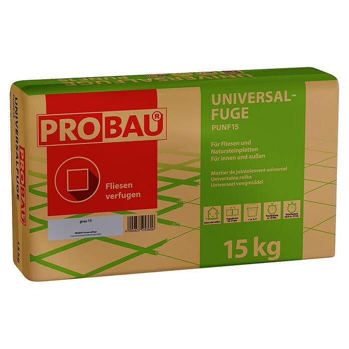 Probau Universele voeg (Grijs, 15 kg) | BAUHAUS