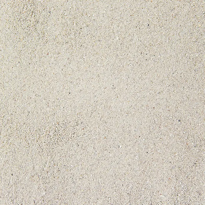 Hamann Mercatus Kinderspielsand - 1.000 kg, Körnung: 0 mm - 2 mm - Nahaufnahme von feinem, hellem Sand, ideal für Bauprojekte oder als Textur.