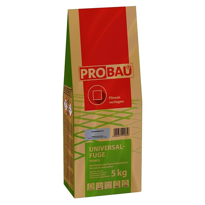 Probau Universele voeg (Cementgrijs, 5 kg) | BAUHAUS