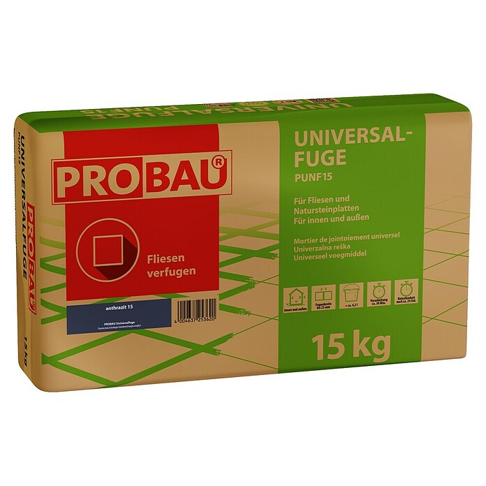 Probau Universele voeg (Antraciet, 15 kg) | BAUHAUS