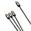BAUHAUS Set mit Ladegerät, Zigarettenanzünder-Ladegerät, Multifunktions-Kabel (Weiß/Schwarz/Grau) | BAUHAUS