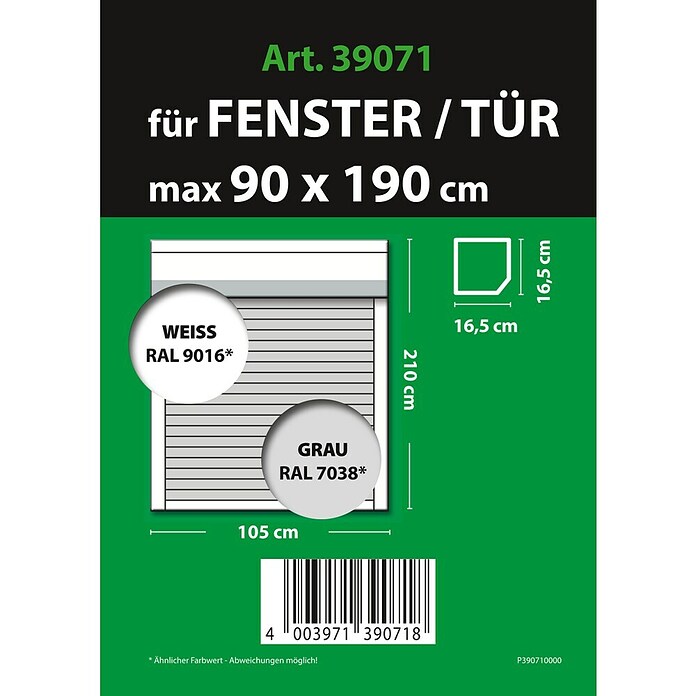 Schellenberg Rollladen-Komplett-Set MINI (Vorbau, 105 x 210 cm) | BAUHAUS
