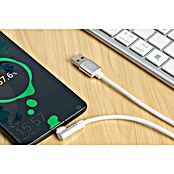 BAUHAUS Cable USB (Blanco, 1 m, Clavija USB A, clavija Lightning) | BAUHAUS