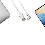 BAUHAUS Cable USB (Blanco, 1 m, Clavija USB A, clavija Lightning) | BAUHAUS