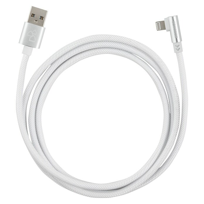 BAUHAUS Cable USB (Blanco, 1 m, Clavija USB A, clavija Lightning) | BAUHAUS