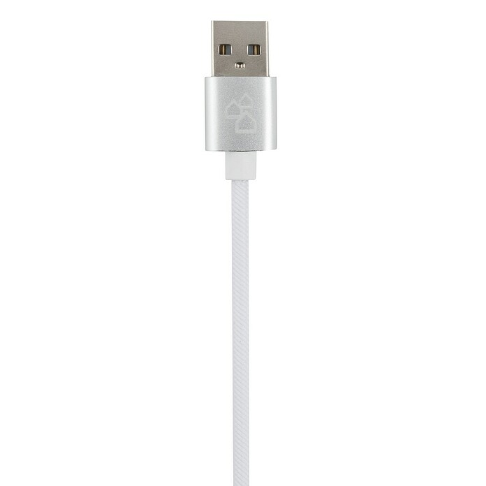 BAUHAUS Cable USB (Blanco, 1 m, Clavija USB A, clavija Lightning) | BAUHAUS