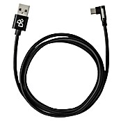 BAUHAUS Cable de carga USB A-C (Negro, 1 m, Clavija USB A, clavija USB C) | BAUHAUS