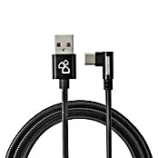 BAUHAUS Cable de carga USB A-C (Negro, 1 m, Clavija USB A, clavija USB C) | BAUHAUS