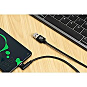 BAUHAUS Cable de carga USB A-C (Negro, 1 m, Clavija USB A, clavija USB C) | BAUHAUS