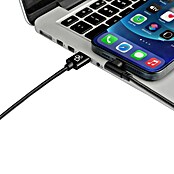 BAUHAUS Cable de carga USB A-C (Negro, 1 m, Clavija USB A, clavija USB C) | BAUHAUS