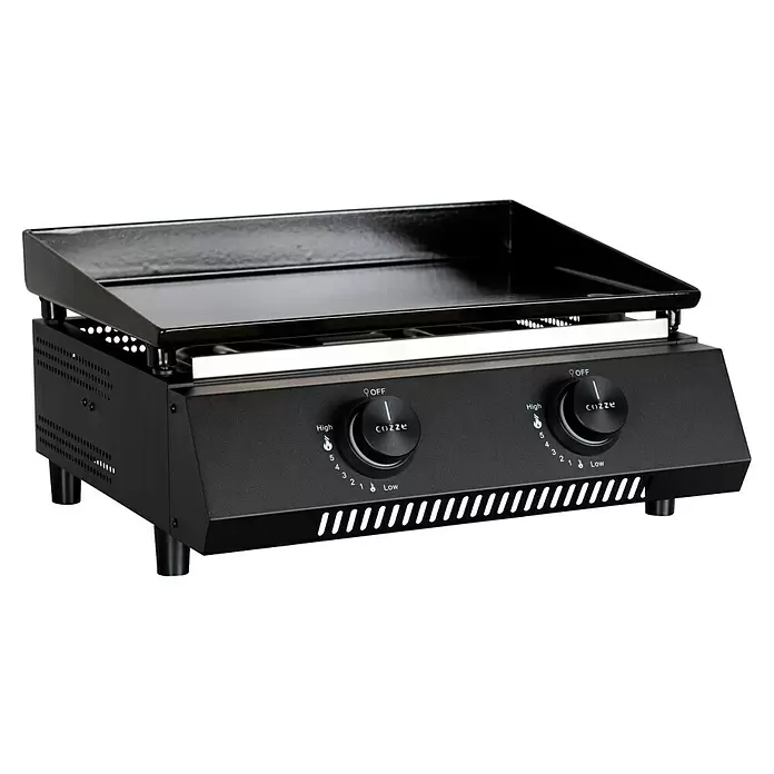 Cozze Plancha-Grill G 400Grillfläche (B x T): 48 x 35 cm, Anzahl Brenner: 2 Stk., Schwarz