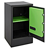 Arregui Kuro Caja fuerte (L x An x Al: 36 x 35 x 62 cm, Negro/Verde, 71 l) | BAUHAUS