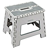 Arregui Taburete plegable (L x An x Al: 22 x 29 x 27 cm, Carga soportada: 150 kg, Plástico, Gris claro) | BAUHAUS