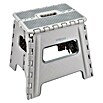 Arregui Taburete plegable (L x An x Al: 22 x 29 x 32 cm, Carga soportada: 150 kg, Plástico, Gris claro) | BAUHAUS