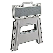 Arregui Taburete plegable (L x An x Al: 22 x 29 x 32 cm, Carga soportada: 150 kg, Plástico, Gris claro) | BAUHAUS