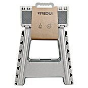 Arregui Taburete plegable (L x An x Al: 22 x 29 x 39 cm, Carga soportada: 150 kg, Plástico, Gris) | BAUHAUS