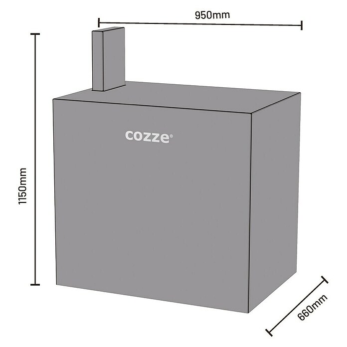 Cozze Grill-Schutzhülle (Passend für: Cozze Grillküchen-Modul Spüle, Kunststoff) | BAUHAUS
