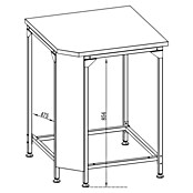 Cozze Modul roštilj-kuhinje  (Š x D x V: 70,5 x 60 x 90 cm) | BAUHAUS