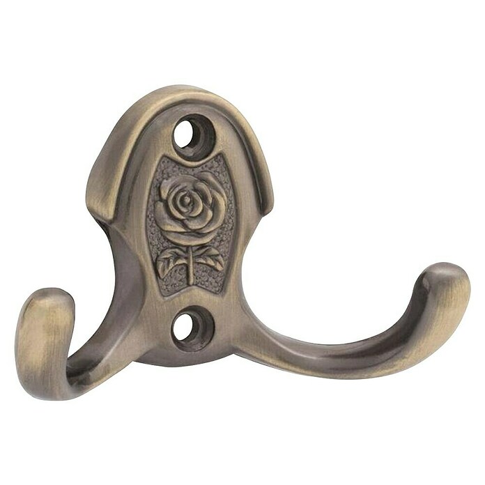 Walteco Garderobna kuka Rose  (D x Š x V: 47 x 74 x 32 mm, Broj kuka: 2 Kom.) | BAUHAUS