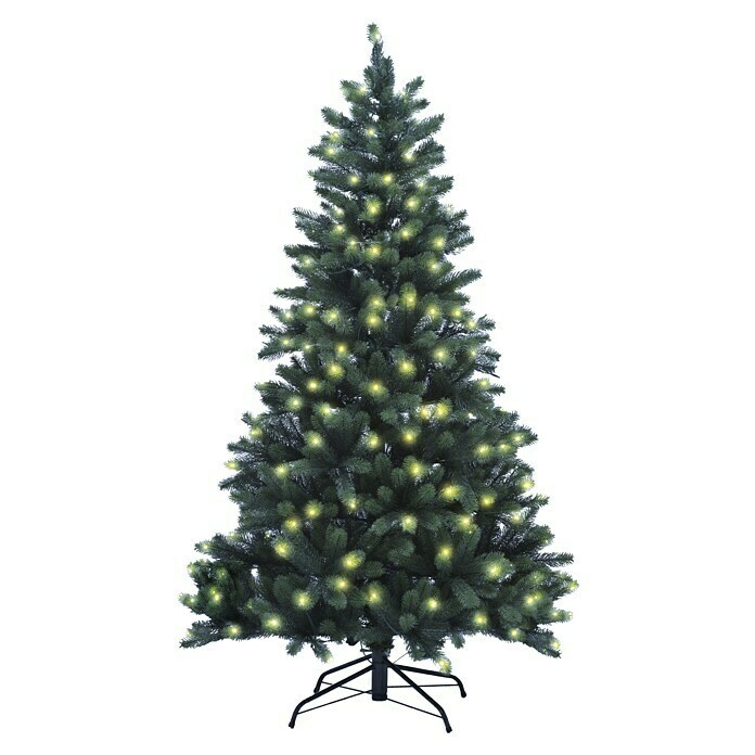 Xenotec Künstlicher Weihnachtsbaum PE-BM180 (Höhe: 180 cm, LED Beleuchtung)