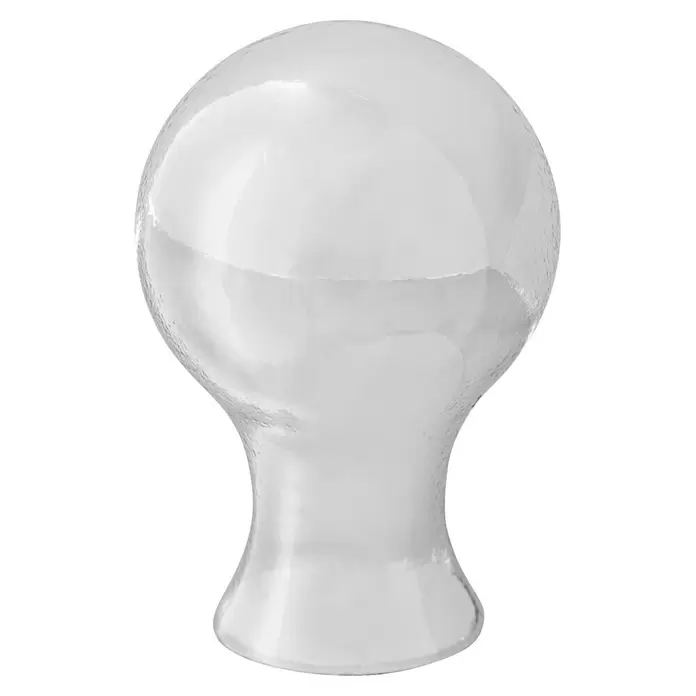 Walteco Möbelknopf Tiber - Durchmesser: 21 mm, Sonstige, Verchromt - Transparente kopfähnliche Schaufensterpuppe zur Präsentation.