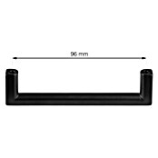 Walteco Meubelgreep Prisma (Gatafstand: 96 mm, Aluminium, Mat zwart) | BAUHAUS