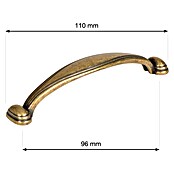 Walteco Ručka za namještaj Rubio  (Razmak provrta: 96 mm, Ostalo) | BAUHAUS