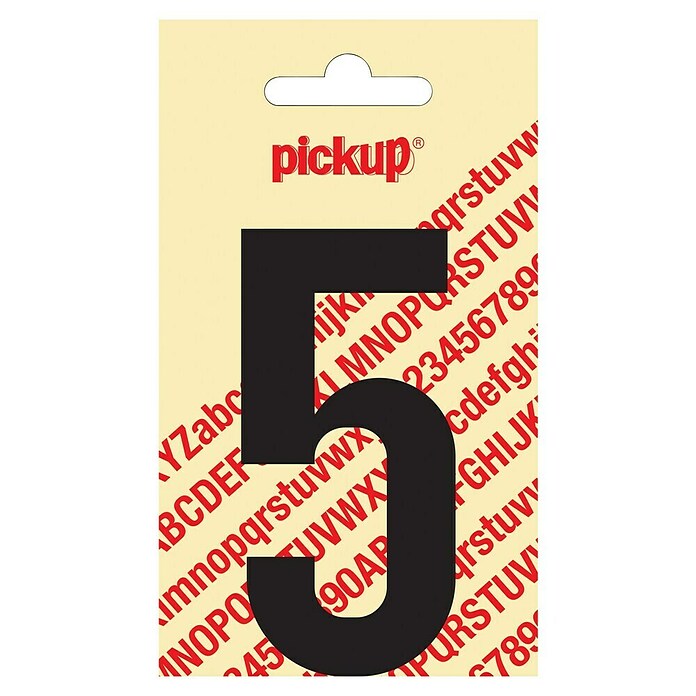 Pickup Etiqueta adhesiva (Motivo: 5, Negro, Altura: 90 mm)