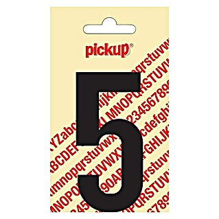 Pickup Etiqueta adhesiva (Motivo: 5, Negro, Altura: 90 mm)