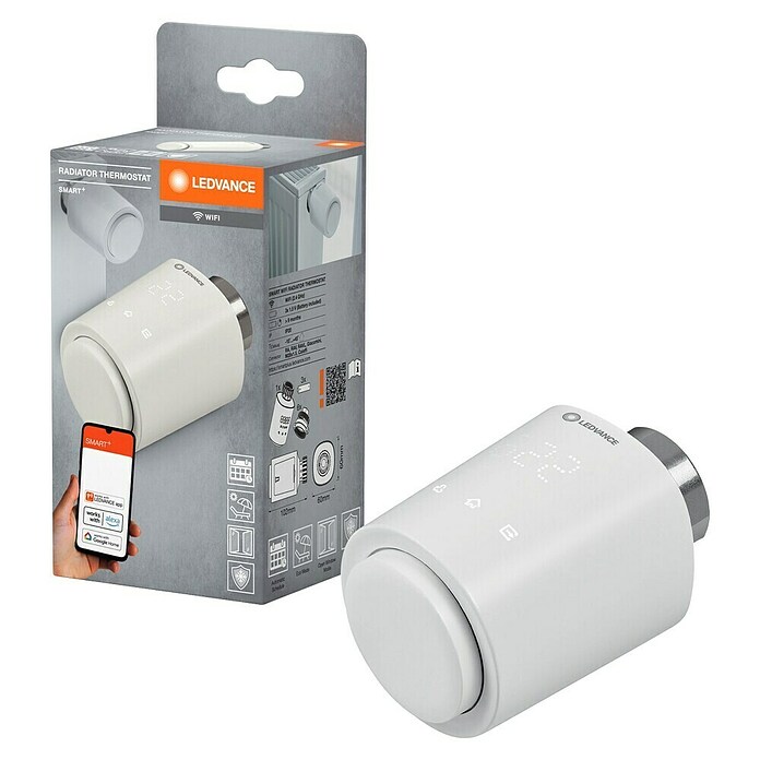 Ledvance Smart+ WiFi Heizkörper-Thermostat 1 Stück (M30 x 1,5 mm, 1 Stk.) | BAUHAUS