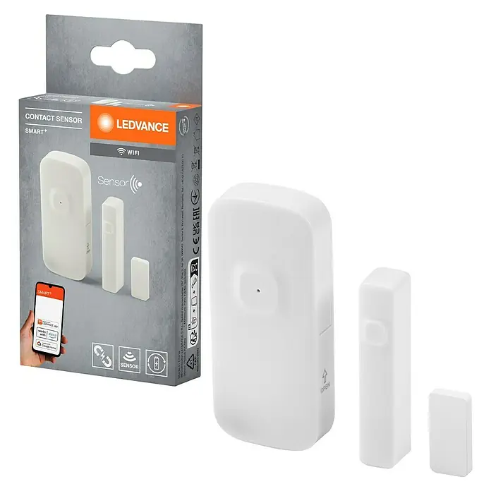 Osram Fenster- & Türsensor-Set Kontaktsensor - Weiß - Das LEDVANCE Smart+ Kontakt Sensor Set, bestehend aus Sensoren und Verpackung, für die intelligente Hausautomation.