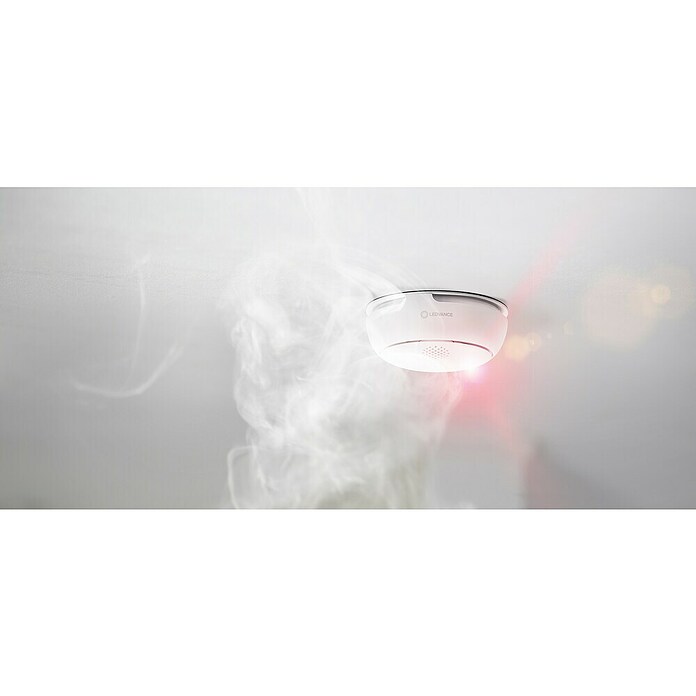 Osram Rauchwarnmelder Smoke Detector (Durchmesser: 8,6 cm, Batterielaufzeit: 5 Jahre, Alarmsignal: 85 dB, 1 Stk.) | BAUHAUS