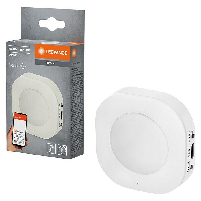 Ledvance Smart+ WiFi Bewegungsmelder (6,03 x 6,03 x 2,05 cm) | BAUHAUS