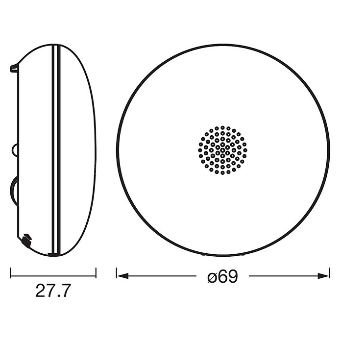 Ledvance Smart+ WiFi Wassermelder (Anwendungsbereich: Innen, Passend für: Google Home) | BAUHAUS