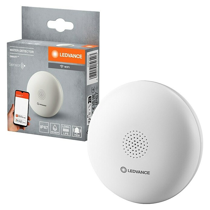 Ledvance Smart+ WiFi Wassermelder (Anwendungsbereich: Innen, Passend für: Google Home) | BAUHAUS