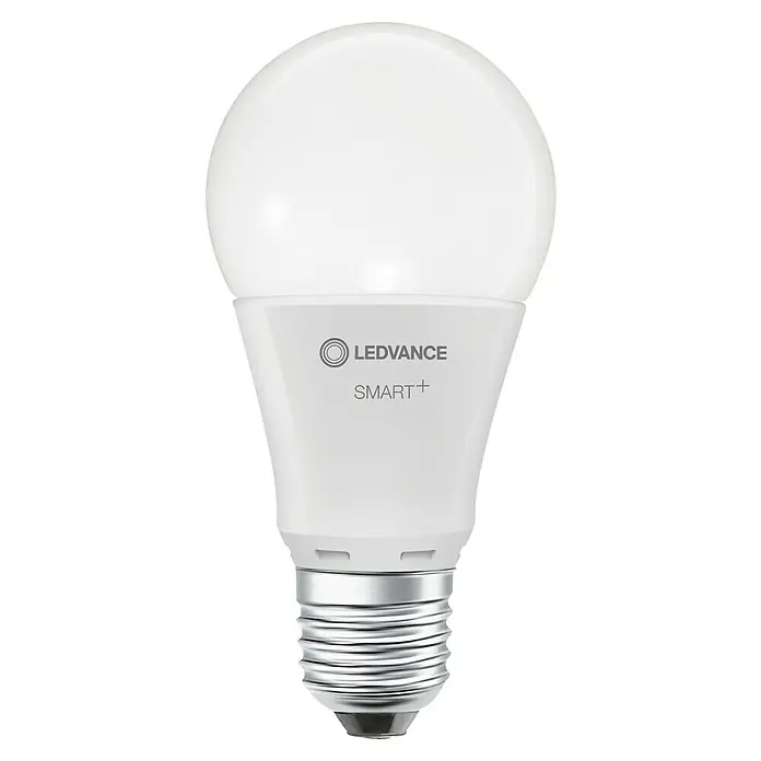 Ledvance Smart+ WiFi Smart-LED-Lampe - E27, Dimmbar, Warmweiß, 806 lm, 9 W - LEDVANCE SMART+ Lampe, energiesparende Beleuchtung für ein intelligentes Zuhause, ideal für moderne Lichtlösungen.
