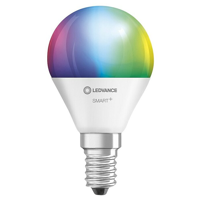 Ledvance Smart+ WiFi Smart-ledlamp (E14, Dimbaar, RGBW, 470 lm, 4,9 W) | BAUHAUS