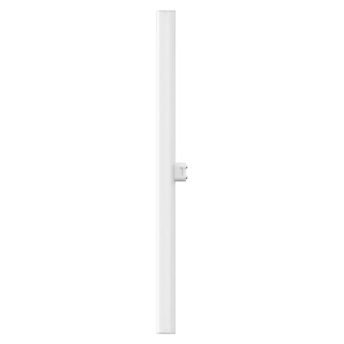 Ledvance LED-Röhre Ledinestra S14D - Länge: 50 cm, Warmweiß, 4,7 W, 470 lm, S14d - Aufnahme des weißen Ubiquiti UISP-Antennenmastes, der durch sein schlankes Design und die robuste Bauweise für Außenanwendungen optimiert ist.